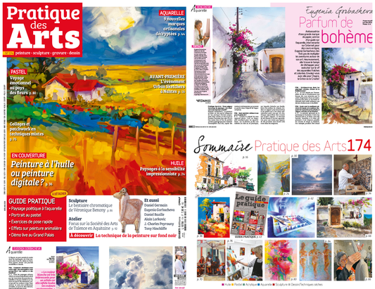 My interview in Pratique des Arts magazine (№ 174)
