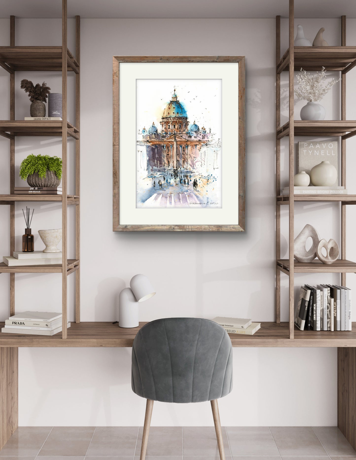 Roma Wall Art | Stunning Saint Peter's Basilica Print | Perfect Travel Decor & Gift