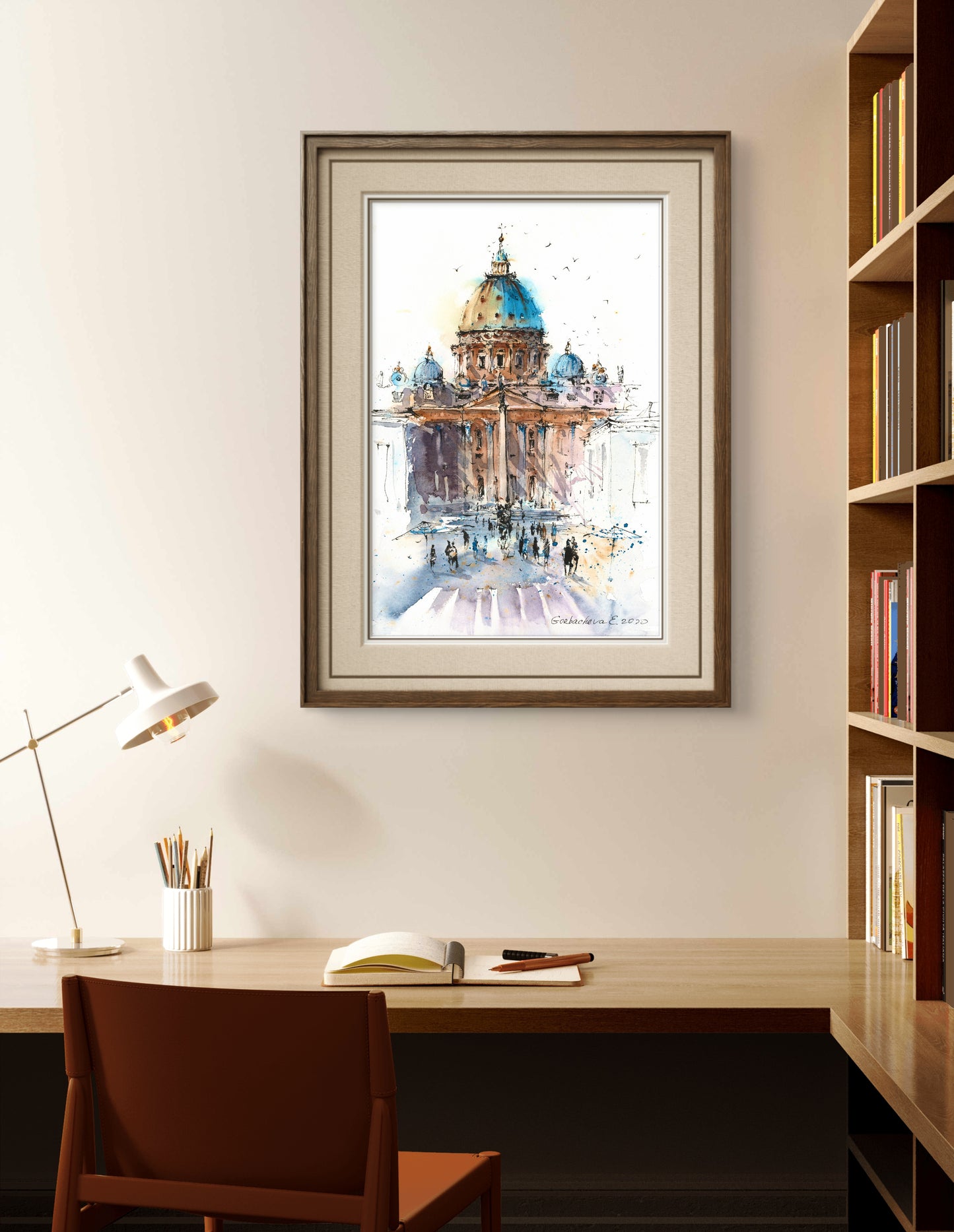 Roma Wall Art | Stunning Saint Peter's Basilica Print | Perfect Travel Decor & Gift