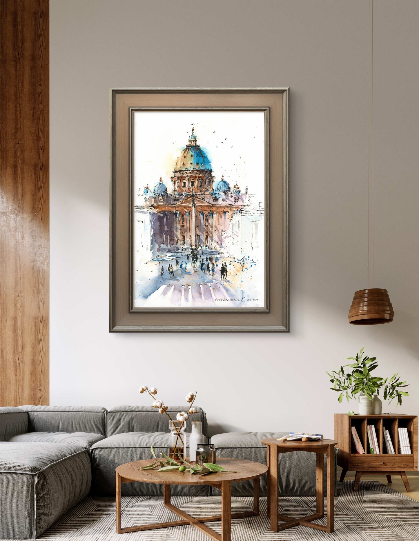 Roma Wall Art | Stunning Saint Peter's Basilica Print | Perfect Travel Decor & Gift