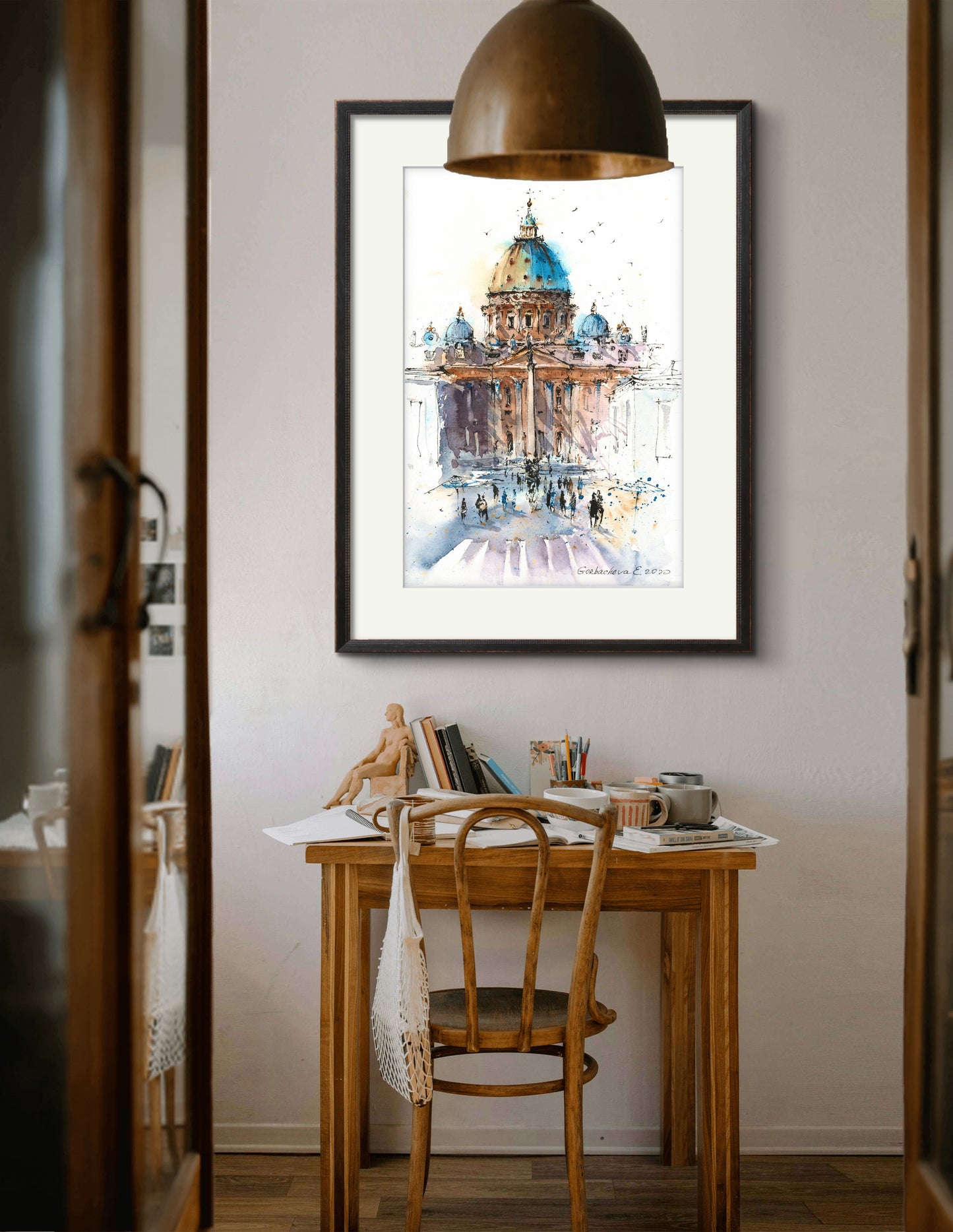 Roma Wall Art | Stunning Saint Peter's Basilica Print | Perfect Travel Decor & Gift