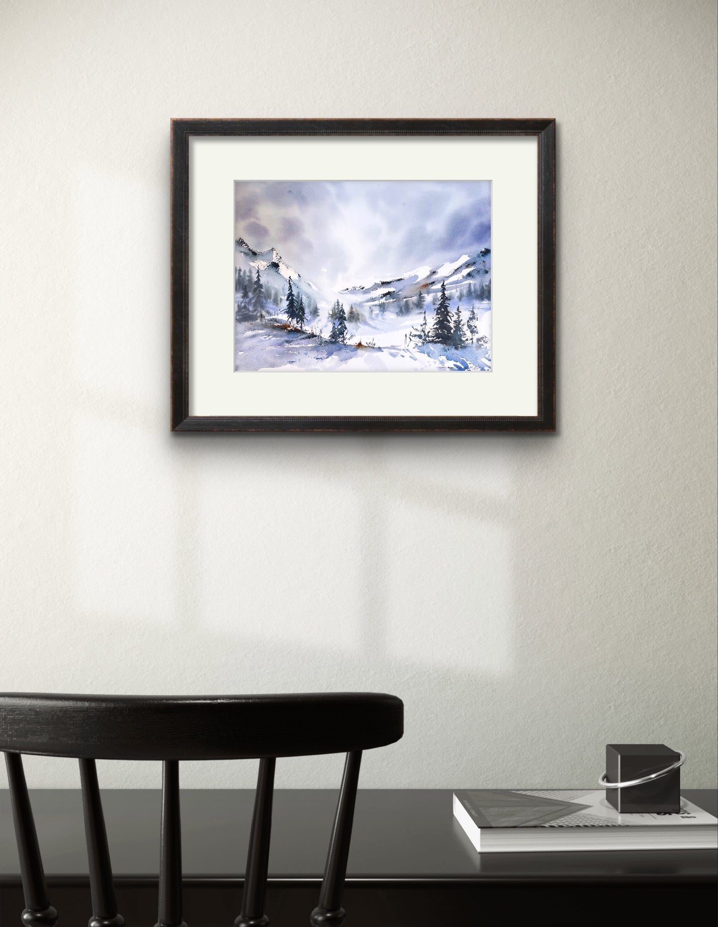 Original Mountain Art: Winter's Radiance