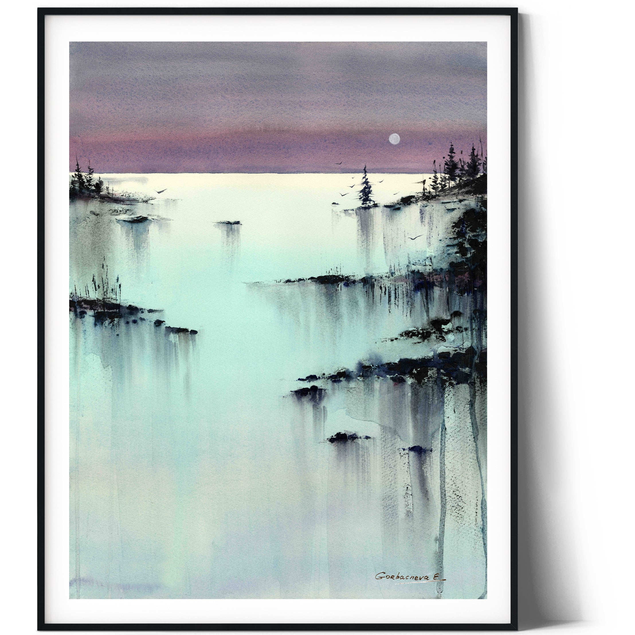 Seascape Print - Roaring discount Waters