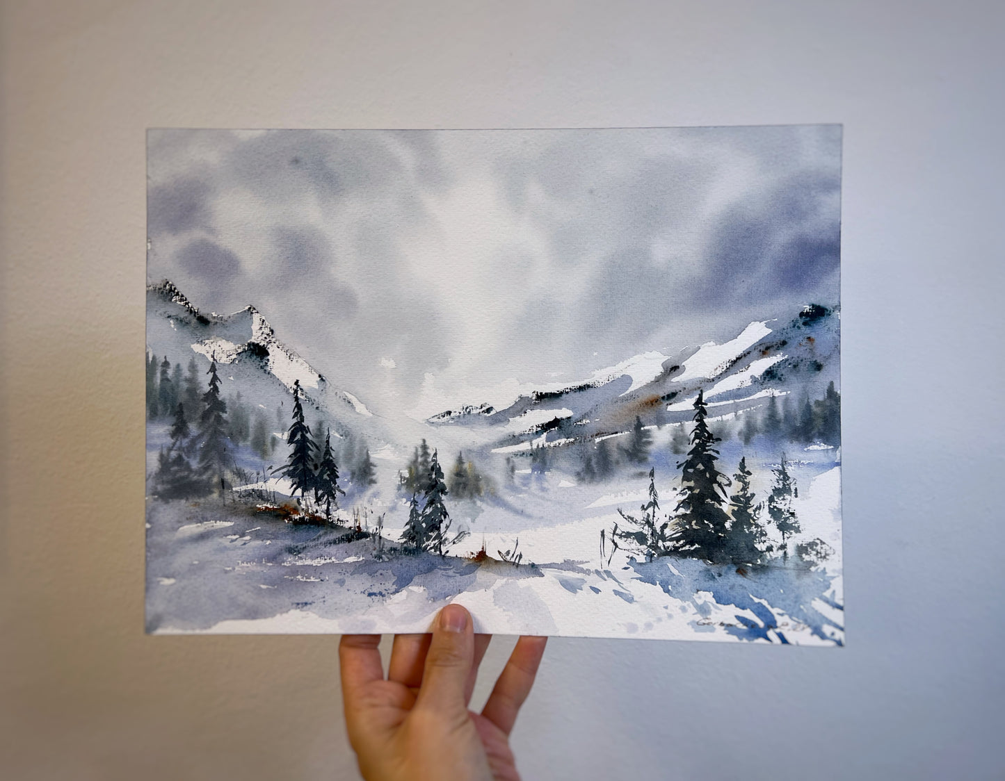 Original Mountain Art: Winter's Radiance