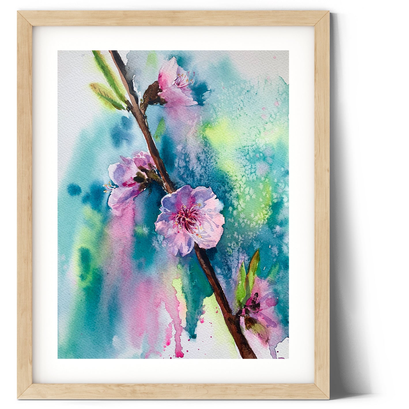 Flowers Painting, Original Watercolor Painting, Wall decoration, Flowers on sale Abstract