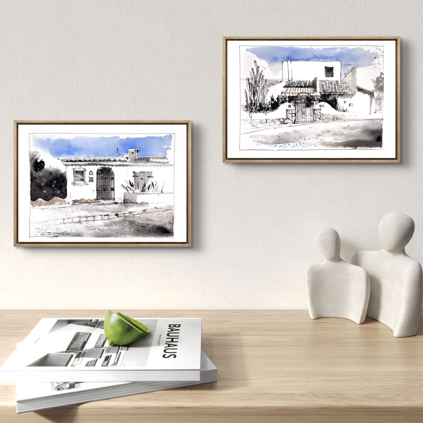 Original Spanish Door Painting |Door to Spanish Silence 9x12 in