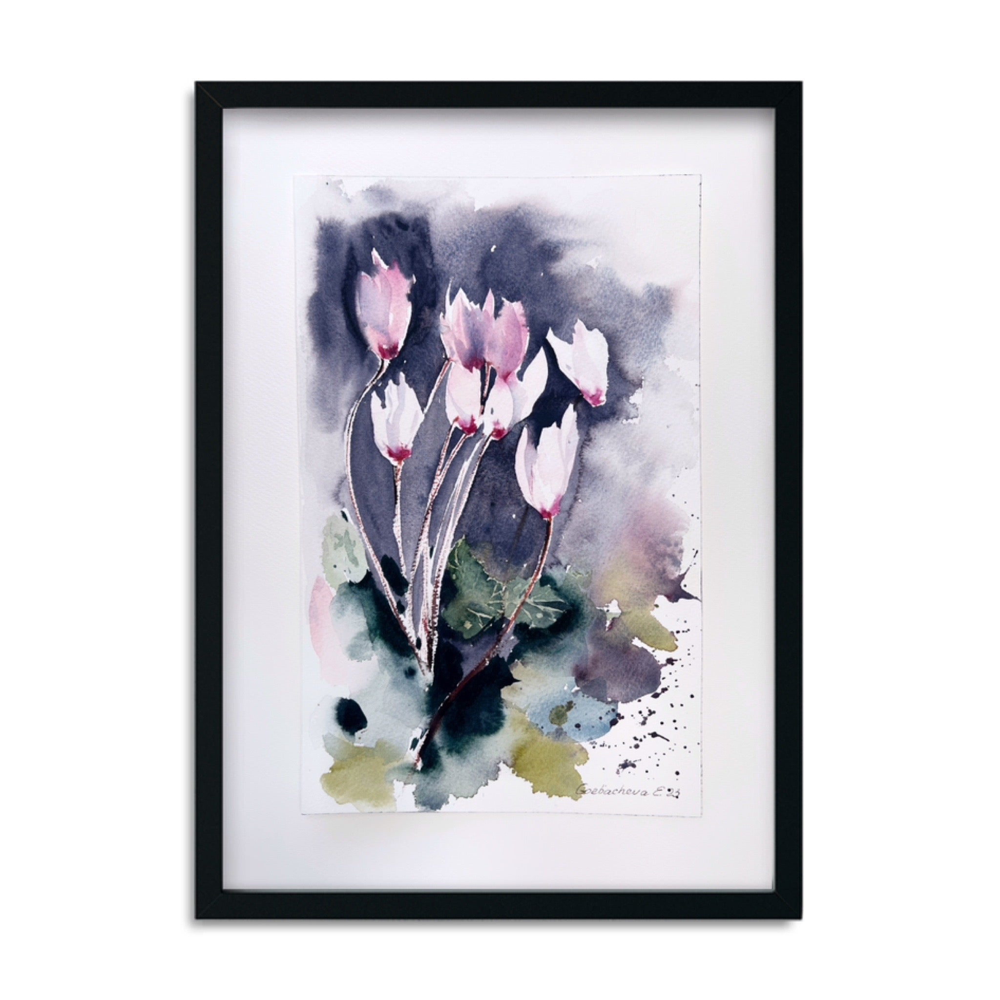 Fowers store lovers original watercolor artwork