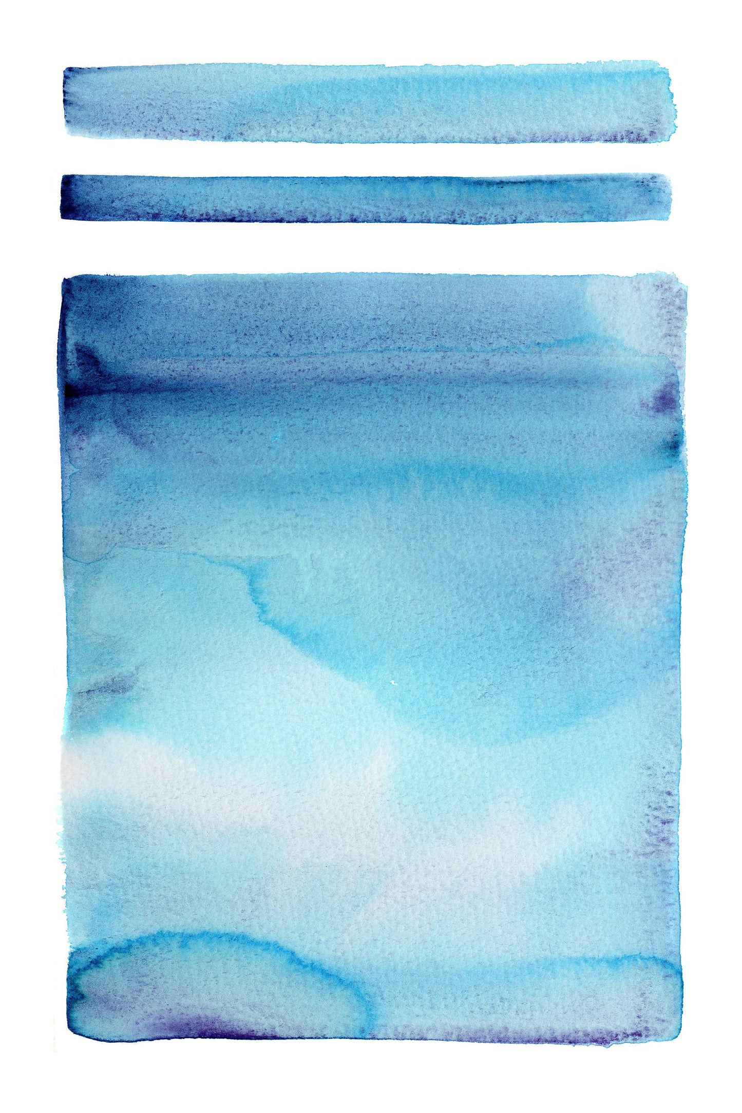 Abstract Ocean Print Set of 3, Watercolor Blue Line, Sea Beach, Modern Wall Decor Art, Nautical Minimalist Beachy Art